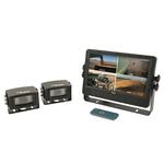 CabCam Quad Video System - 9" Digital Touch Screen Monitor and Two Cameras (CCT9M2CQ)