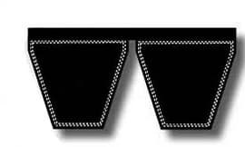 3VX670/02 Cogged Banded V-Belt