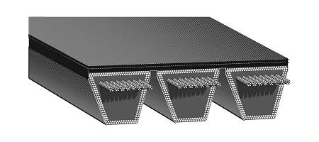 Banded V-Belt rendering