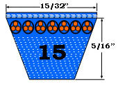 15 Series Automotive V-Belt