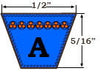 A38 JASON Belt, UniMatch Classical Multi-Plus V-Belt