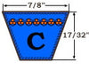 C300 JASON Belt, UniMatch Classical Multi-Plus V-Belt