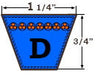 D450 JASON Belt, UniMatch Classical Multi-Plus V-Belt