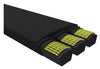 4/BK87 Belt, Classical Wrapped Kevlar Banded V-Belt - Aramid Cord