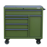 41-Inch 6-Drawer Rolling Cabinet with Power Drawer