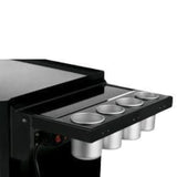 Folding Side Shelf with Power Strip for Salon Cart