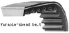 54X16X1180 Belt, Metric Variable Speed Belt