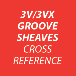 3V/3VX Groove Sheaves Cross Reference