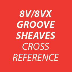 8V/8VX Groove Sheaves Cross Reference