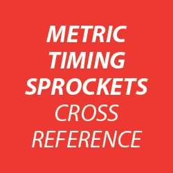 Metric Timing Sprockets Cross Reference